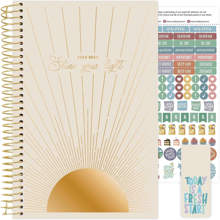 Bloom Daily Planners Shine Your Light Academic Planner