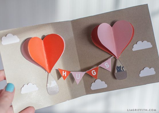 DIY Vlentines Day Card Pop Up