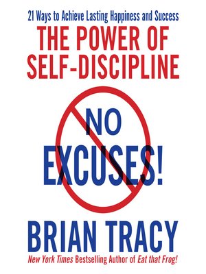 No Excuses! The Power of Self-Discipline book cover