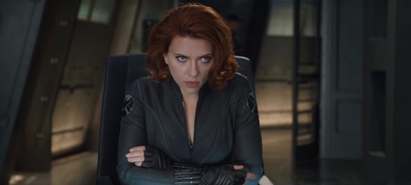 Scarlett Johansson playing black widow role in Marvel's movie