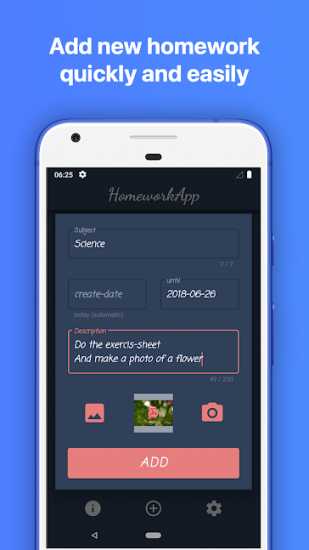 The HomeworkApp app screenshot 1