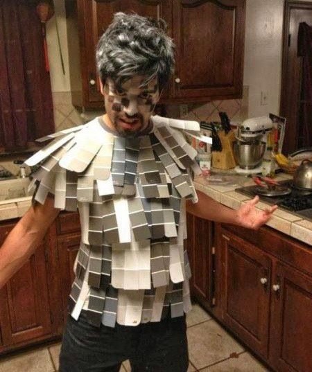 a guy in fifty shades of grey costume