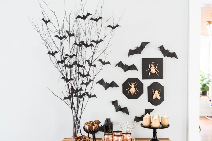 bat branches centerpiece