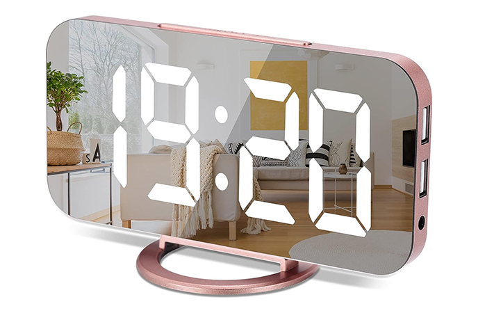 Sukeen Modern Mirror Desk Wall Clock
