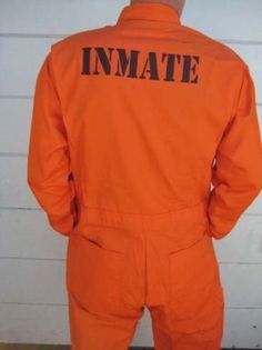 the guy wears the inmate costume